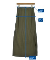 green label relaxing（グリーンレーベルリラクシング）ロング・マキシ丈スカート カーキ サイズ:38(M位) レディース/2200710160010