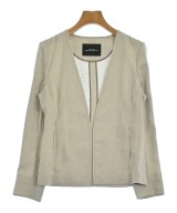 green label relaxing（グリーンレーベルリラクシング）ノーカラージャケット グレー サイズ:36(S位) レディース/2200714666075