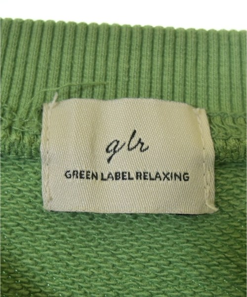 green label relaxing（グリーンレーベルリラクシング）スウェット 緑 サイズ:F レディース/2200711112162