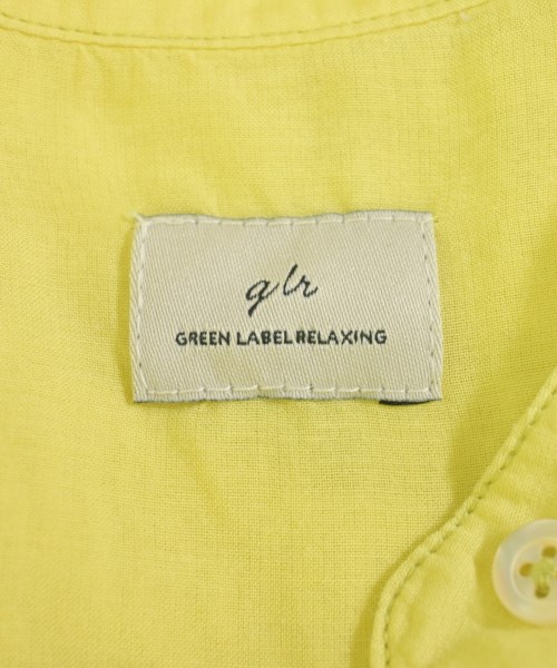 green label relaxing（グリーンレーベルリラクシング）ブラウス 黄 サイズ:F レディース/2200710638076