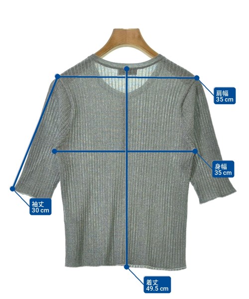 green label relaxing（グリーンレーベルリラクシング）ニット・セーター グレー サイズ:-(XS位) レディース/2200716655053