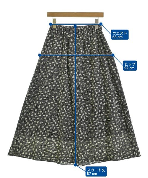 green label relaxing（グリーンレーベルリラクシング）ロング・マキシ丈スカート 黒 サイズ:-(M位) レディース/2200714990088