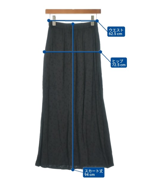 green label relaxing（グリーンレーベルリラクシング）ロング・マキシ丈スカート 黒 サイズ:-(M位) レディース/2200718742010
