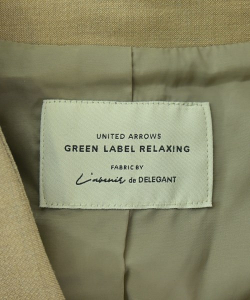 green label relaxing（グリーンレーベルリラクシング）ノーカラージャケット ベージュ サイズ:36(S位) レディース/2200714363073