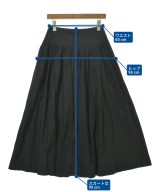 green label relaxing（グリーンレーベルリラクシング）ロング・マキシ丈スカート 黒 サイズ:38(M位) レディース/2200633001063