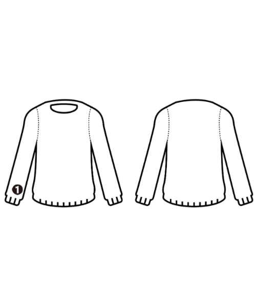 green label relaxing（グリーンレーベルリラクシング）ニット・セーター 白 サイズ:F レディース/2200635357052