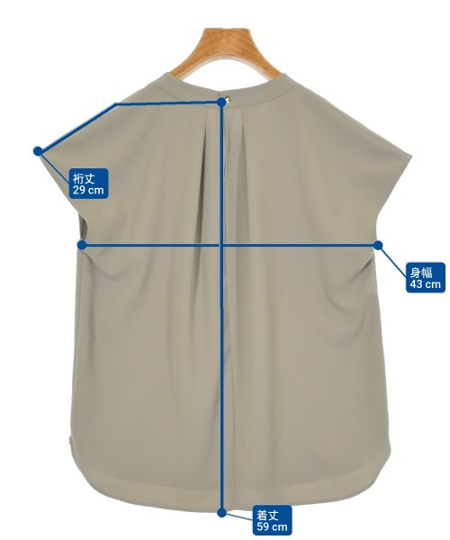 green label relaxing（グリーンレーベルリラクシング）ブラウス カーキ サイズ:F レディース/2200636846012