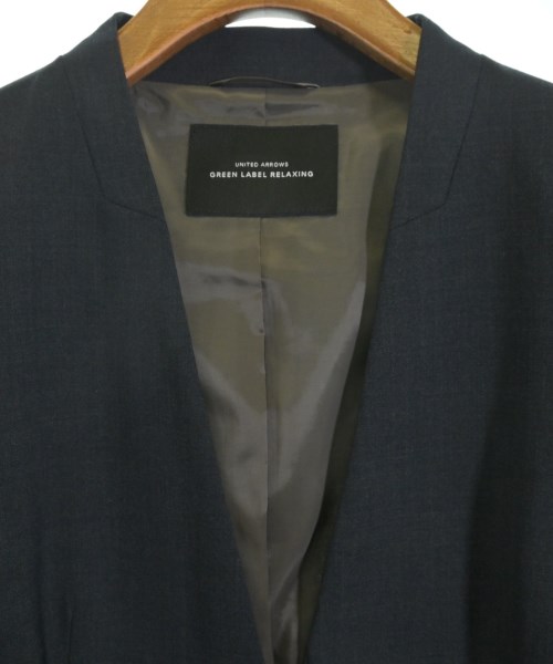 green label relaxing（グリーンレーベルリラクシング）ノーカラージャケット 紺 サイズ:38(M位) レディース/2200638818024