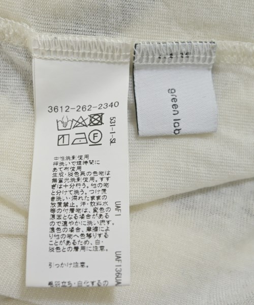 green label relaxing（グリーンレーベルリラクシング）Tシャツ・カットソー 白 サイズ:-(S位) レディース/2200639705040