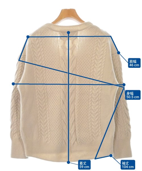 green label relaxing（グリーンレーベルリラクシング）ニット・セーター ベージュ サイズ:F レディース/2200641260025
