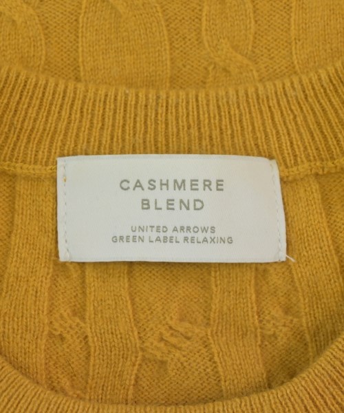 green label relaxing（グリーンレーベルリラクシング）ニット・セーター 黄 サイズ:S レディース/2200642189073