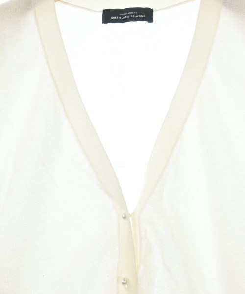 green label relaxing（グリーンレーベルリラクシング）カーディガン 白 サイズ:F レディース/2200633575090