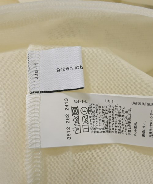 green label relaxing（グリーンレーベルリラクシング）Tシャツ・カットソー 白 サイズ:F レディース/2200633575144