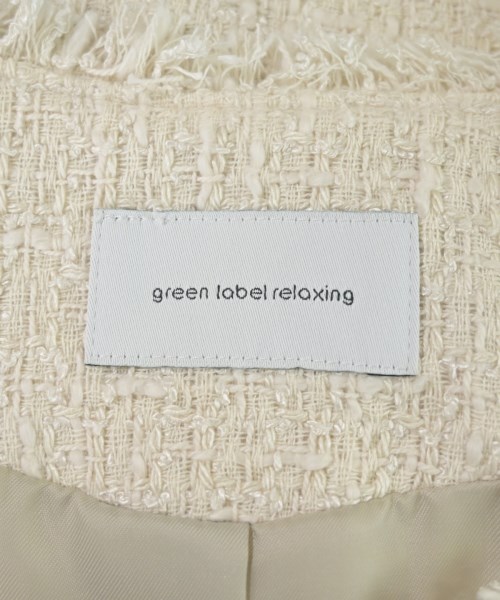 green label relaxing（グリーンレーベルリラクシング）カジュアルジャケット 白 サイズ:F レディース/2200640833022