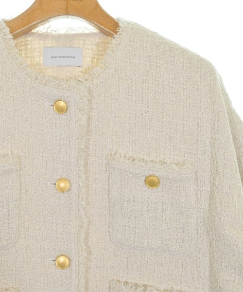 green label relaxing（グリーンレーベルリラクシング）カジュアルジャケット 白 サイズ:F レディース/2200640833022