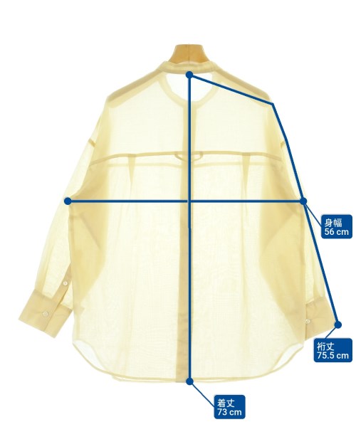 green label relaxing（グリーンレーベルリラクシング）カジュアルシャツ ベージュ サイズ:F レディース/2200636376045