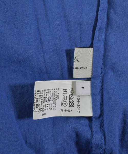 green label relaxing（グリーンレーベルリラクシング）ブラウス 青 サイズ:F レディース/2200642258014