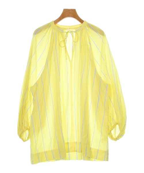 green label relaxing(グリーンレーベルリラクシング)ブラウス 黄 サイズ:F/2200642258021