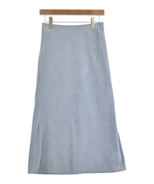 green label relaxing(グリーンレーベルリラクシング)ロング・マキシ丈スカート 青 サイズ:F/2200643022010