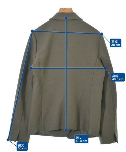 green label relaxing（グリーンレーベルリラクシング）カジュアルジャケット 茶 サイズ:40(M位) レディース/2200635065018