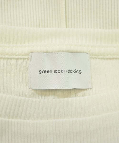 green label relaxing（グリーンレーベルリラクシング）Tシャツ・カットソー 白 サイズ:F レディース/2200636238015
