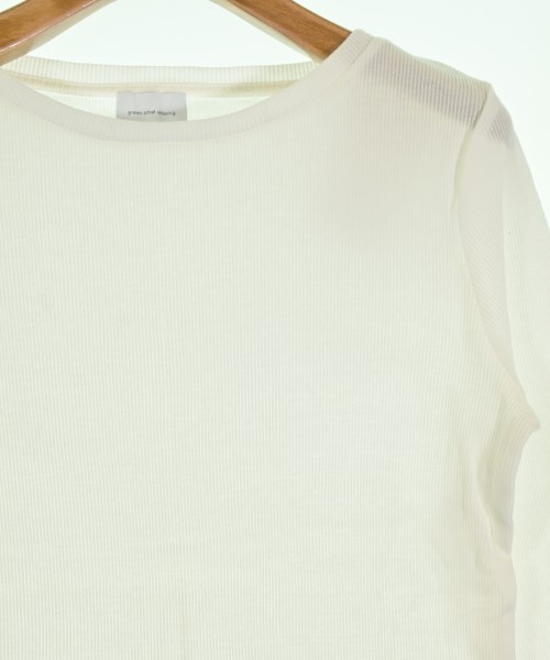 green label relaxing（グリーンレーベルリラクシング）Tシャツ・カットソー 白 サイズ:F レディース/2200636238015