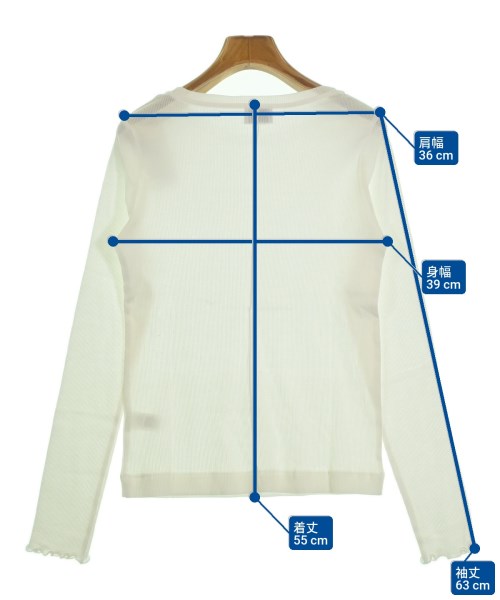 green label relaxing（グリーンレーベルリラクシング）Tシャツ・カットソー 白 サイズ:F レディース/2200636238015