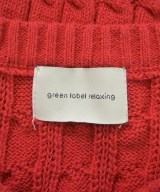 green label relaxing（グリーンレーベルリラクシング）カーディガン 赤 サイズ:-(L位) レディース/2200636238022