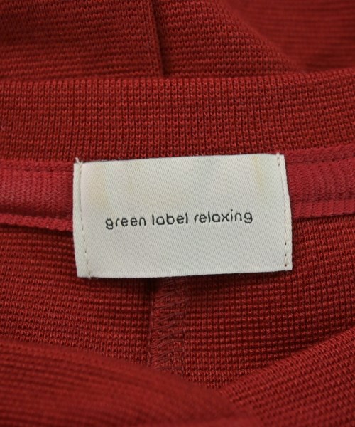 green label relaxing（グリーンレーベルリラクシング）カーディガン 赤 サイズ:F レディース/2200637533157
