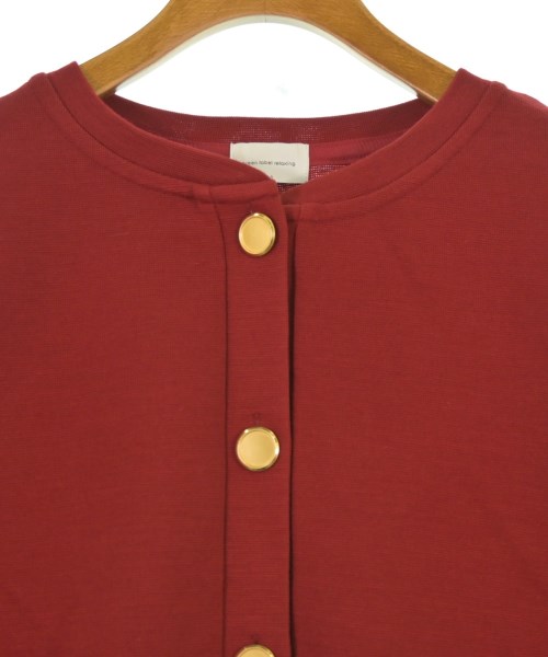 green label relaxing（グリーンレーベルリラクシング）カーディガン 赤 サイズ:F レディース/2200637533157