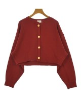 green label relaxing（グリーンレーベルリラクシング）カーディガン 赤 サイズ:F レディース/2200637533157