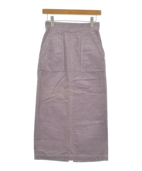 green label relaxing(グリーンレーベルリラクシング)ロング・マキシ丈スカート 紫 サイズ:38(M位)/2200633598105