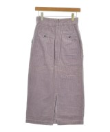 green label relaxing（グリーンレーベルリラクシング）ロング・マキシ丈スカート 紫 サイズ:38(M位) レディース/2200633598105