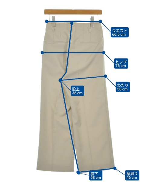 green label relaxing（グリーンレーベルリラクシング）スラックス ベージュ サイズ:38(M位) レディース/2200634972065