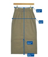 green label relaxing（グリーンレーベルリラクシング）ロング・マキシ丈スカート カーキ サイズ:36(S位) レディース/2200634605123