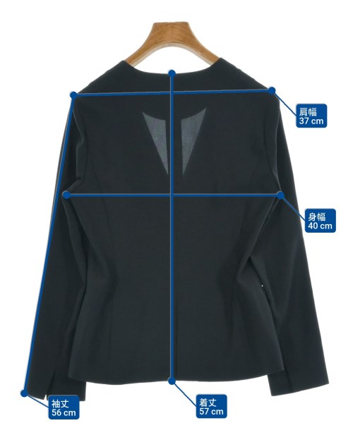 green label relaxing（グリーンレーベルリラクシング）ノーカラージャケット 紺 サイズ:36(S位) レディース/2200638093087