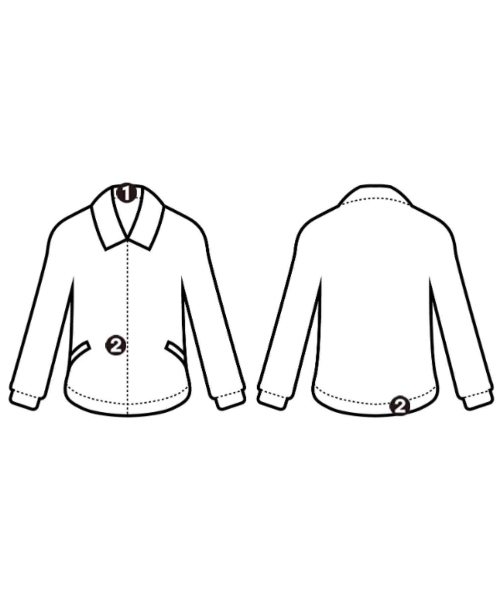 green label relaxing（グリーンレーベルリラクシング）デニムジャケット 白 サイズ:S レディース/2200647510018