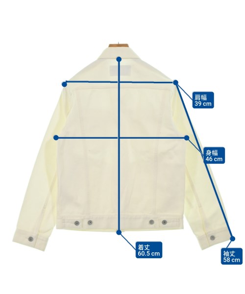 green label relaxing（グリーンレーベルリラクシング）デニムジャケット 白 サイズ:S レディース/2200647510018