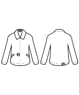 green label relaxing（グリーンレーベルリラクシング）デニムジャケット 白 サイズ:S レディース/2200647510018