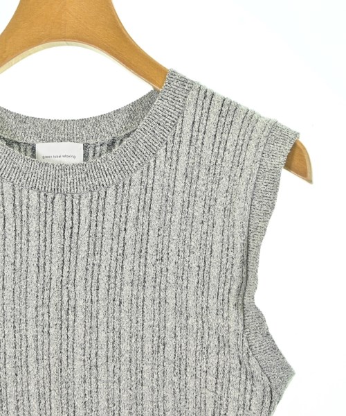 green label relaxing（グリーンレーベルリラクシング）ベスト/ノースリーブ グレー サイズ:-(XS位) レディース/2200614680355