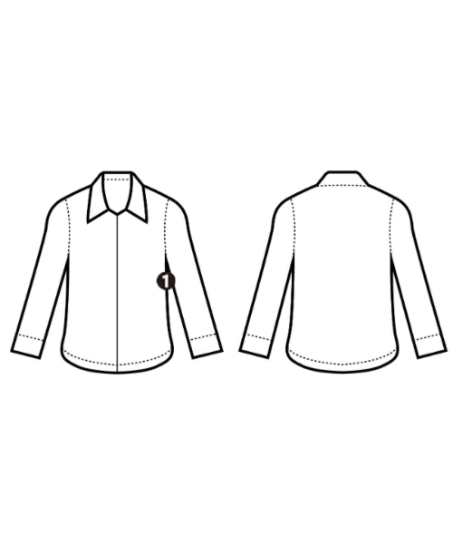 green label relaxing（グリーンレーベルリラクシング）カジュアルシャツ 黒 サイズ:F レディース/2200614680508