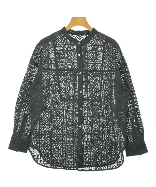 green label relaxing(グリーンレーベルリラクシング)カジュアルシャツ 黒 サイズ:F/2200614680508