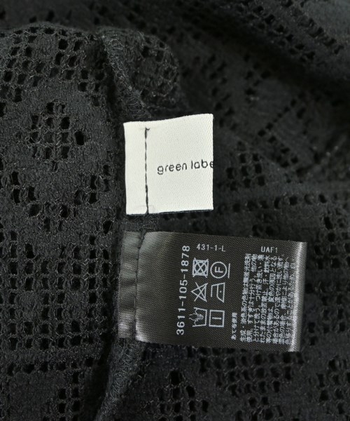 green label relaxing（グリーンレーベルリラクシング）カジュアルシャツ 黒 サイズ:F レディース/2200614680508