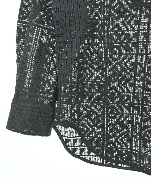 green label relaxing（グリーンレーベルリラクシング）カジュアルシャツ 黒 サイズ:F レディース/2200614680508