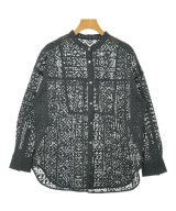 green label relaxing（グリーンレーベルリラクシング）カジュアルシャツ 黒 サイズ:F レディース/2200614680508