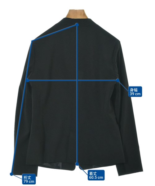 green label relaxing（グリーンレーベルリラクシング）ノーカラージャケット 黒 サイズ:38(M位) レディース/2200634977039