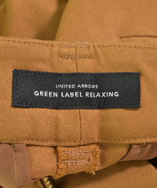 green label relaxing（グリーンレーベルリラクシング）スラックス 茶 サイズ:34(XS位) レディース/2200648049050