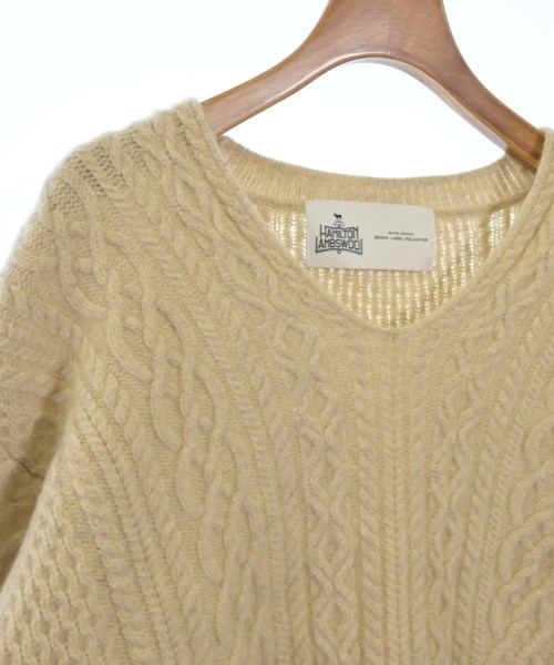 green label relaxing（グリーンレーベルリラクシング）ニット・セーター ベージュ サイズ:F レディース/2200648318033
