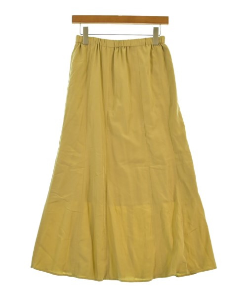 green label relaxing（グリーンレーベルリラクシング）ロング・マキシ丈スカート 黄 サイズ:38(M位) レディース/2200648436072