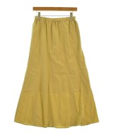 green label relaxing（グリーンレーベルリラクシング）ロング・マキシ丈スカート 黄 サイズ:38(M位) レディース/2200648436072